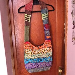 Colorful Patchwork Shoulder Bag